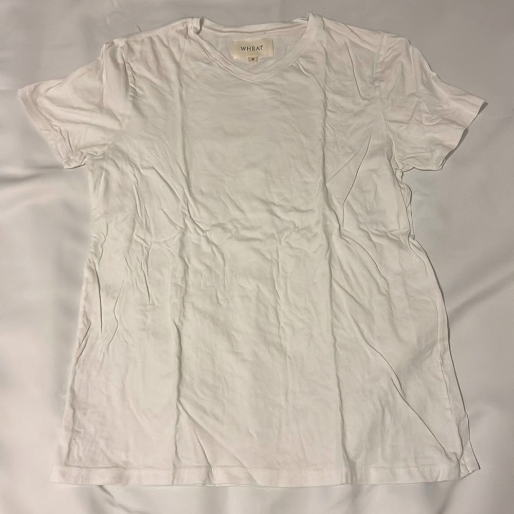 Wheat | White V-Neck Shirt